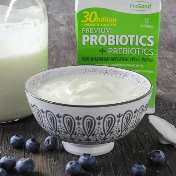 A picture of homemade probiotic yogurt